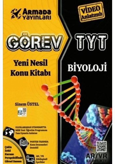Armada Yayınları TYT Görev Biyoloji Yeni Nesil Konu Kitabı