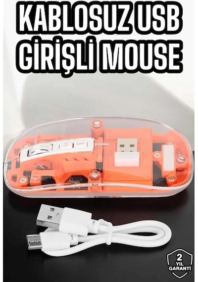 Fare Mouse Çift Modlu Kablosuz Bağlantılı 2.4ghz Destekli Yeni Nesil Najmaddin