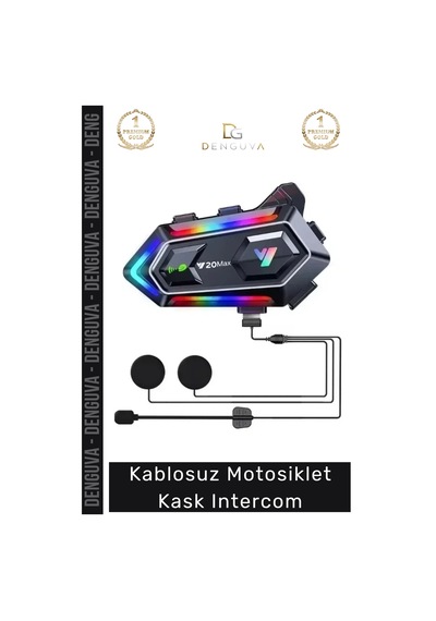 Intercom Gürültü Önleyici Ipx6 Su Geçirmez Bluetooth 53 Uzun Batarya Max Kablosuz Motosiklet Kask I