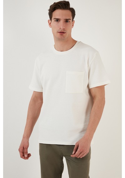 Buratti Erkek T Shirt 5902305 EKRU Ekru