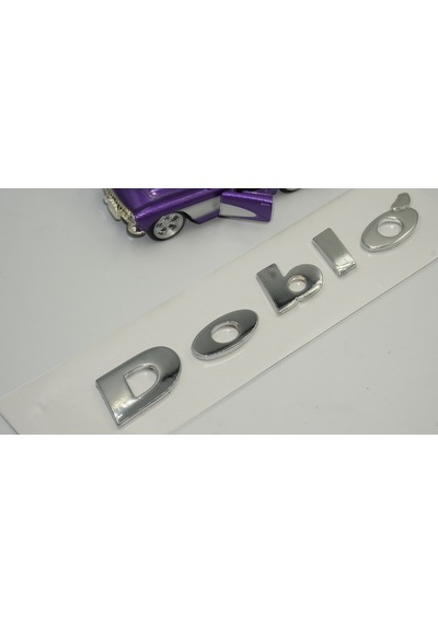 Fiat Doblo Bagaj Krom Metal 3M 3D Yazı Logo Amblem