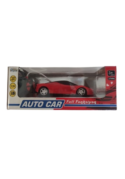 Oyuncak Kumandalı Araba Full Fonksiyon Auto Car 1:. 24 Kırmızı