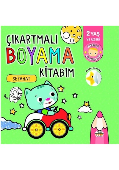 2 Yaş Ve Üzeri Çıkartmalı Boyama Kitabım Seti 4 Kitap