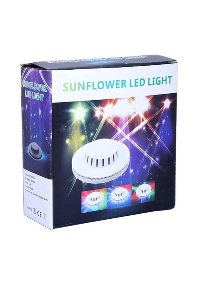Fithome M29 48 LED RGB Otomatik Renk Değiştiren Dönen Ayçiçeği UFO LED Çok Renkli