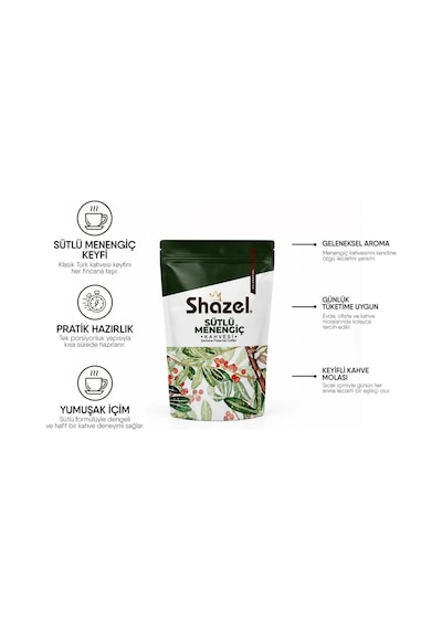 Shazel Hazır Menengiç Kahvesi Doypack 200 Gr 24 Adet 1 Koli Öğütülmüş