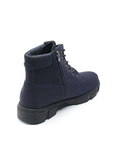 Costo Shoes Büyük Numara Erkek Bot Rahat Geniş Kalıp Lacivert