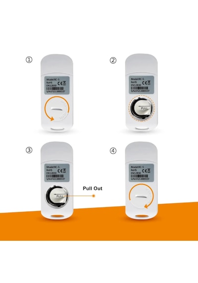 Elitech Rc-5 Usb Girişli Sıcaklık Kaydedici Datalogger Pdf Rapor 0