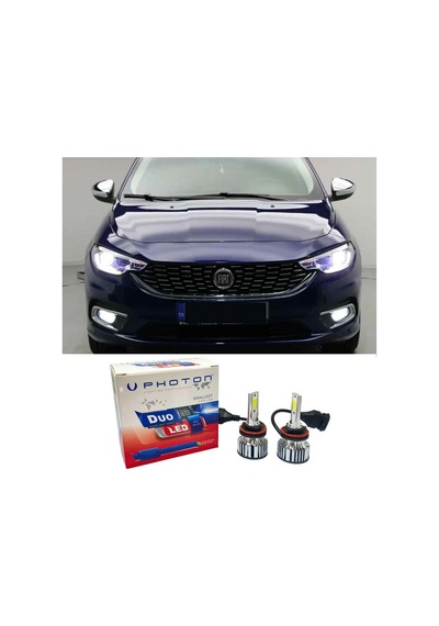 Fiat Egea Led Xenon Sis Farı Ampulü H11 Duo Yeni Seri Beyaz