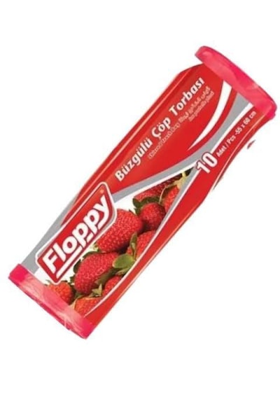 Şeylişeyler Floppy Büzgülü 0rta Boy Çöp Torbası 55 60 Cm 10 Paket
