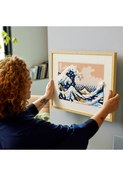 LEGO® Art Hokusai – Büyük Dalga 31208 - Yetişkinler için Koleksiyonluk Kanvas Tablo Yapım Seti (1810 Parça)