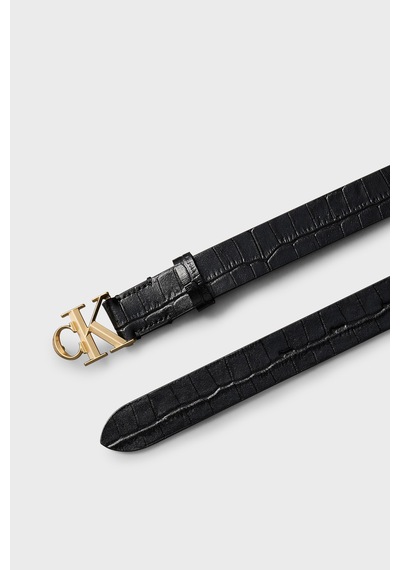 Calvin Klein Deri Logolu Kemer Lv04f7102gyıh Kadın Kemer Lv04f7102g Yıh Siyah