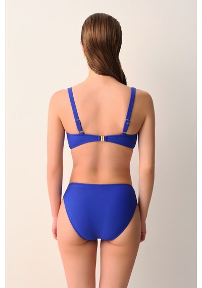 Suwen Jenny Aksesuar Detaylı Bikini Alt Sb26475353353 Mavi