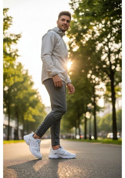Huf Erkek Spor Ayakkabısı 266120 Beyaz Mavi