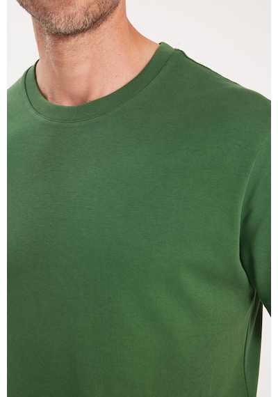 Tudors Unisex Relax Fit Rahat Kesim %100 Pamuk Yumuşak Dokulu Hafif Kalın Koyu Yeşil Bisiklet Yaka Tişört-34942 Koyu Yeşil Tudors Unisex Relax Fit Rahat Kesim %100 Pamuk Yumuşak Dokulu Hafif Kalın Koyu Yeşil Bisiklet Yaka Tişört-34942 Koyu Yeşil