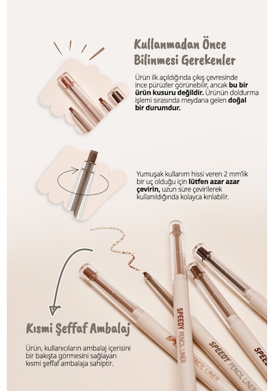 Suya Dayanıklı Kolay Kullanım Sunan Göz Kalemi Peripera Speedy Pencil Liner 4 Soft Ash