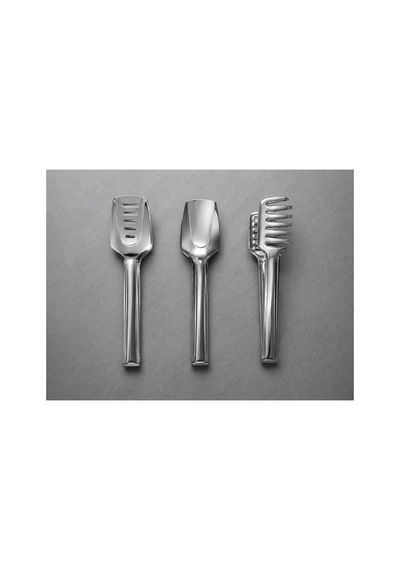 Marino 3 Lü Paslanmaz Çelik Servis Maşası Seti 23 Cm Makarna, Salata, Izgara, Ekmek Ve Açık Büfe İçin Metal Maşa