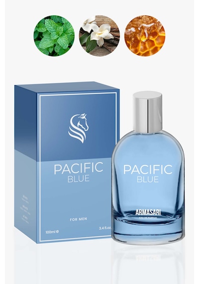 Armasari Pacific Blue Edp Erkek Parfüm 100ml Fresh, Oryantal Nane, Vanilya, Bal, Tobacco, Lavanta, Tonka Fresh