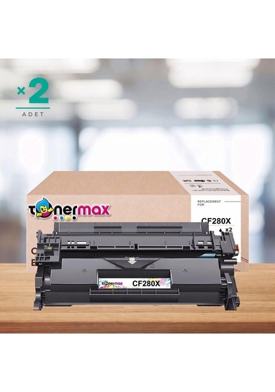 Hp Laserjet Pro 400 M401a Muadil Toner Çipli Cf280x 2'li 6.900 Sayfa