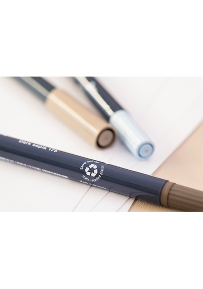 Faber-Castell Goldfaber Sketch Marker Seti, Architect, Mimari Projeler İçin, Su Bazlı, Fırça ve Fineliner Uçlu