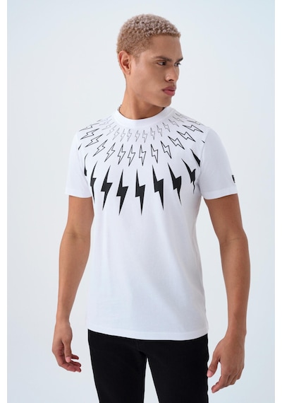 Loft Lf2039334 Erkek Kısa Kollu T-shirt Beyaz