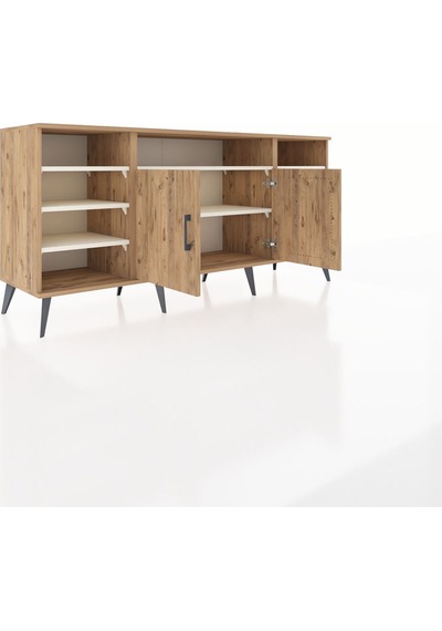 Hyperion Konsol 8 Raflı 2 Kapaklı 176x44x83 Çam-çam/aytaşı Çam/aytaşı Hyperion Konsol 8 Raflı 2 Kapaklı 176x44x83 Çam-çam/aytaşı Çam/aytaşı