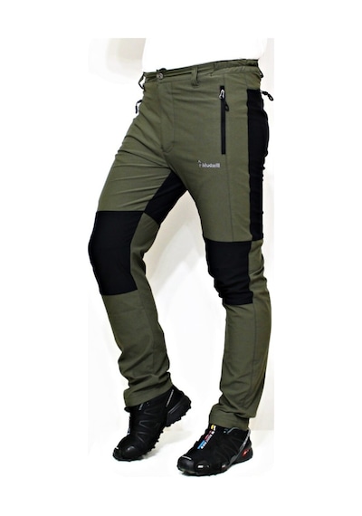 Mudwill Likralı Erkek Trekking Pantolon Hiker300 Haki Yeşil