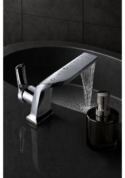 Prım Kısa Lavabo Bataryası Parlak Krom