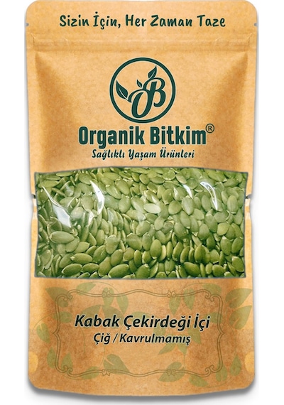 Organik Bitkim Kabak Çekirdeği İçi Çiğ 100 G
