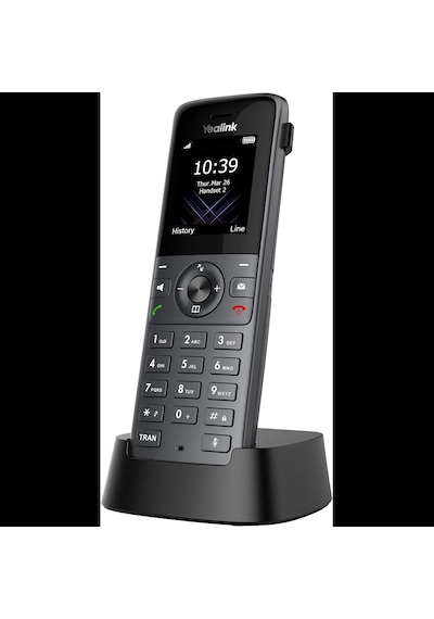 Yealınk W78h, Dect, Kablosuz Ip Telefon, Siyah, 2.4" Renkli Ekran, 30 Saat Konuşma, 400 Saat Bekleme