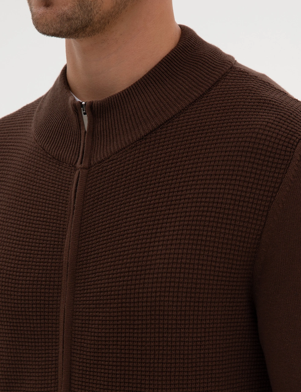 Pierre Cardin Erkek Kahverengi Hırka Triko 50317341-vr029 Kahverengi
