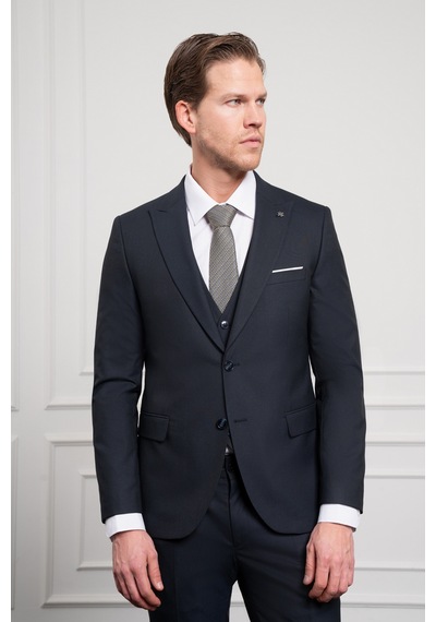 Morven Erkek Lacivert Trend Yelekli Slim Fit Dar Kesim Sivri Yaka Takım Elbise 25mc001046200 Lacivert Morven Erkek Lacivert Trend Yelekli Slim Fit Dar Kesim Sivri Yaka Takım Elbise 25mc001046200 Lacivert