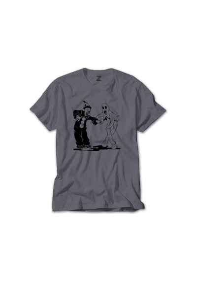 Ghostemane Duet Gri Tişört Gri