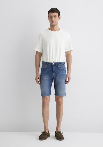 Mavi - Brian Sporty Koyu Mavi Jean Şort 0418490389 Koyu Mavi