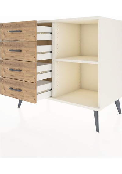 Hyperion Şifonyer Tek Raflı 4 Çekmeceli 88x44x80 Aytaşı-aytaşı/çam Aytaşı/çam Hyperion Şifonyer Tek Raflı 4 Çekmeceli 88x44x80 Aytaşı-aytaşı/çam Aytaşı/çam