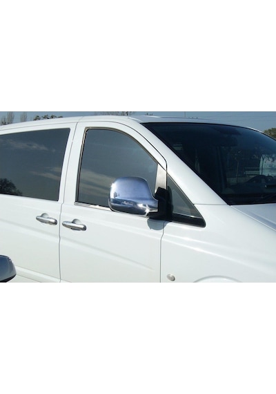 Mercedes Vito/w639 Uyumlu Ayna Kapağı 2 Parça 2003-2014 Abs Krom