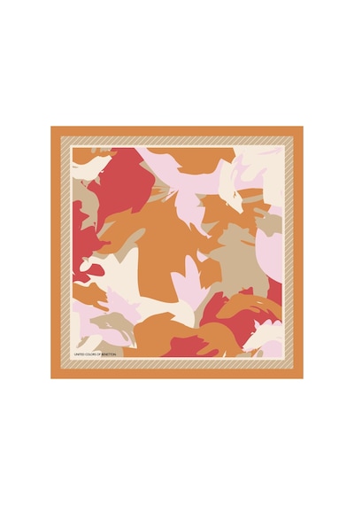 United Colors Of Benetton Flora Bandana/fular -1018-47 47 Turuncu