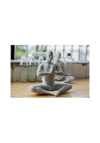 Yoga/meditasyon Yapan İskandinav Tarzı Biblo Heykel Figür Dekor Dekorasyon Hediyelik Denge Ve Huzur 8