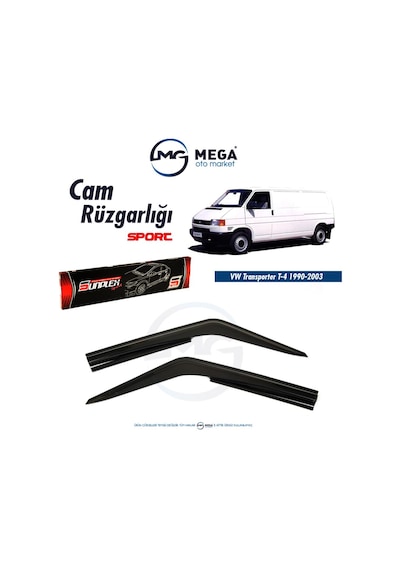 Ww Transporter T4 1990-2003 Cam Rüzgarlık Mugen Tip Sunplex
