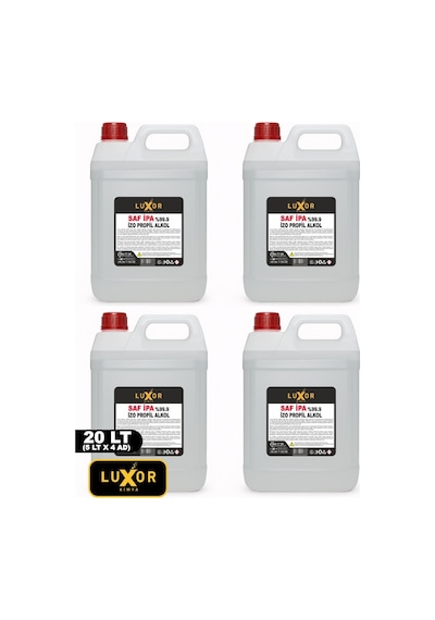 Luxor Kimya Saf İpa %99.9 20 L (4 x 5 L)