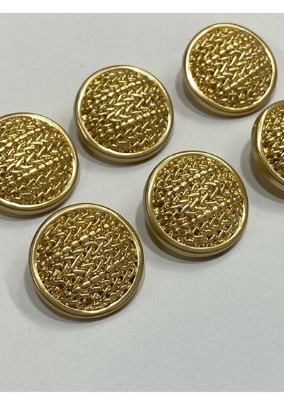 Metal Düğme/trençkot Ceket Boyu/ 6 Lı Set/2,3 Cm/jx23/mat Gold