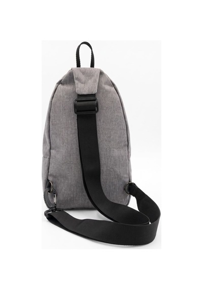 The Loop Desing Unisex Çok Bölmeli Çapraz Ayarlanabilir Askılı Göğüs Omuz Çantası Gri