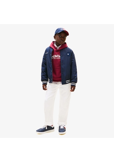 Tommy Hilfiger Padded Graphic Bomber Çocuk Mavi Ceket Kb0kb10079 Lacivert