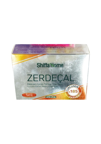 Shiffa Home Zerdeçal Ekstraktı Yumuşak 1300 MG x 30 Kapsül