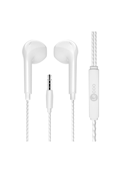 Lecoo Eh104w 3.5 Mm Jacklı Kablolu Kulak İçi Mikrofonlu Kulaklık Beyaz Diğer