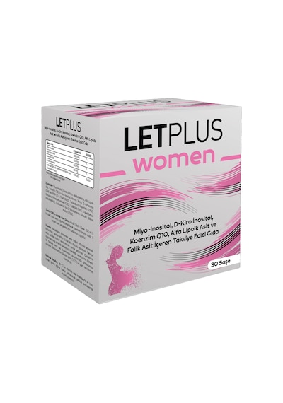 Letplus İnositol Woman Folik Asit İçeren Takviye Edici Gıda 30 Şase Letplus İnositol Woman Folik Asit İçeren Takviye Edici Gıda 30 Şase