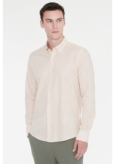 Ac&Co / Altınyıldız Classics Erkek Gömlek (476750061) Krem