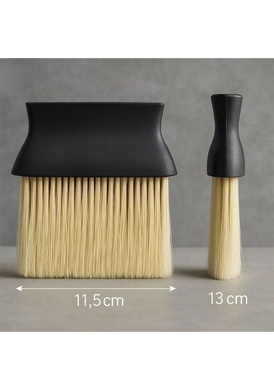 Yumuşak Kıllı Ve Ergonomik Saplı Araç İçi Detaylı Toz Temizleme Fırçası Gri