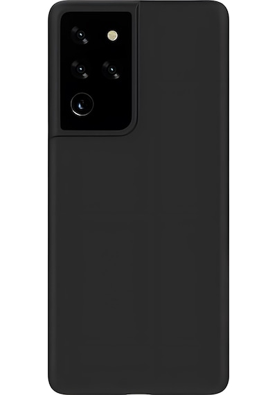 Galaxy Uyumlu S21 Ultra Süper Pp Silikon Kılıf Siyah