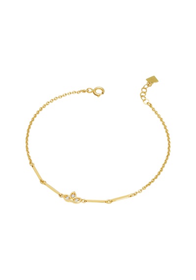 Debora Jewelry 14 Ayar Altın Lotus Bileklik