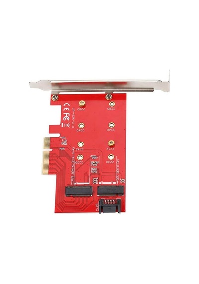 Wozlo M.2 Nvme Ngff B+m Key Ssd To Pci-e X4 Express Kart 4x Çevirici Dönüştürücü